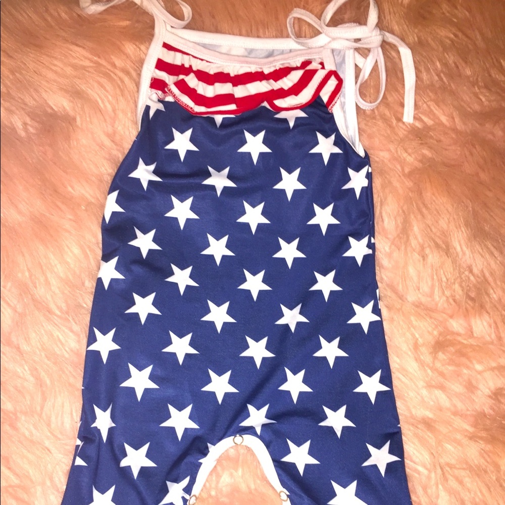4th of July romper NEW